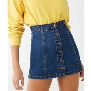 Forever 21 button down skirt